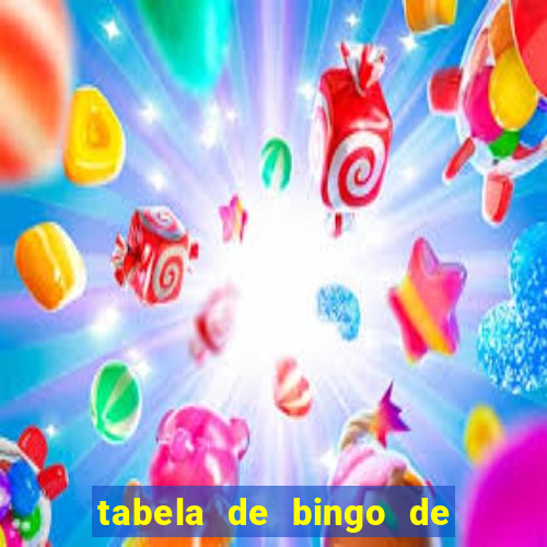 tabela de bingo de 1 a 100